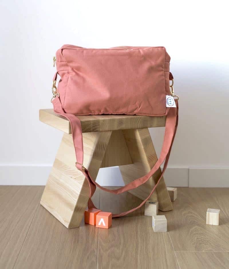 Petit sac à langer Terracotta - Made in France - Oeko Tex
