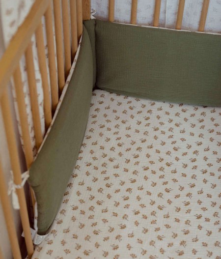 Drap housse pour bébé - gaze de coton - linge de lit bébé